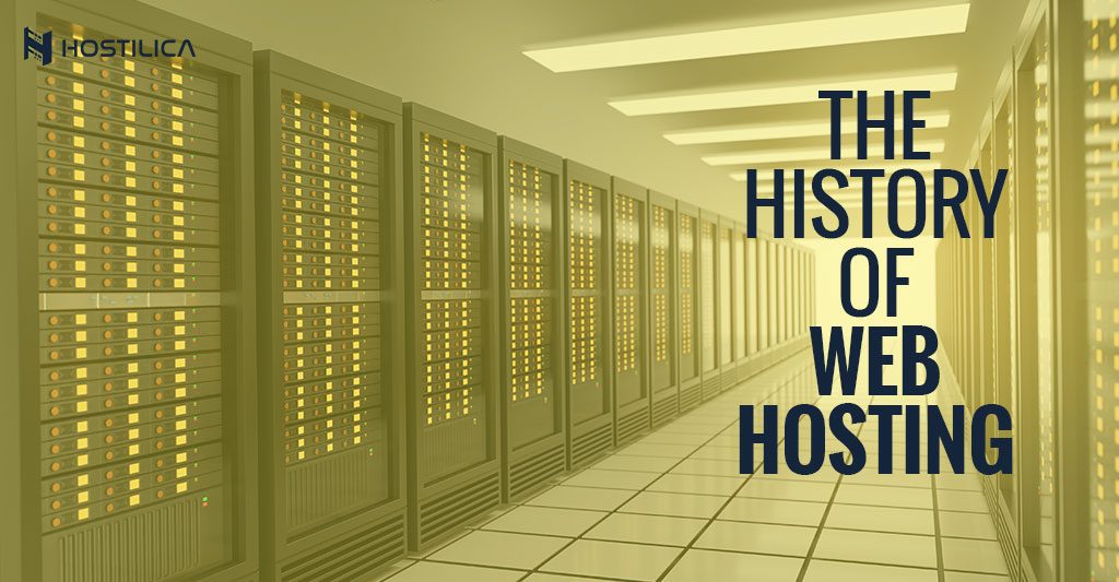 history of web hosting