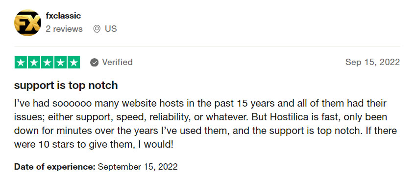 Trustpilot Review 5